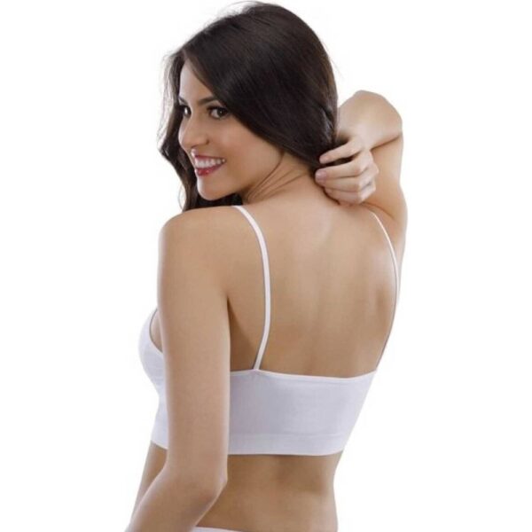 Dikişsiz Bayan İnce Askılı Pedli Büstiyer