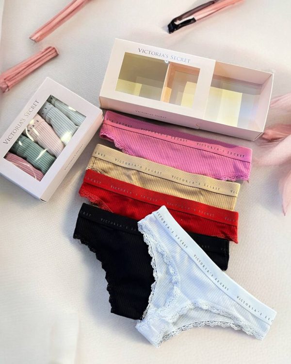 Vs Logolu Penye 5’li Fitilli Tanga Set