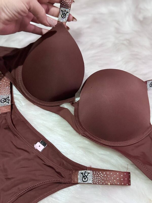 Victoria Secret Dolgulu Kahve Takım