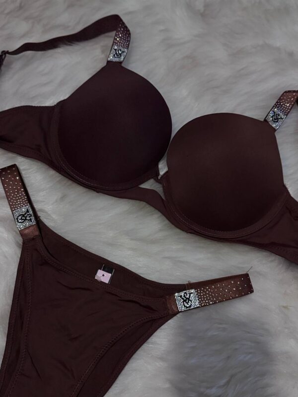Victoria Secret Dolgulu Kahve Takım