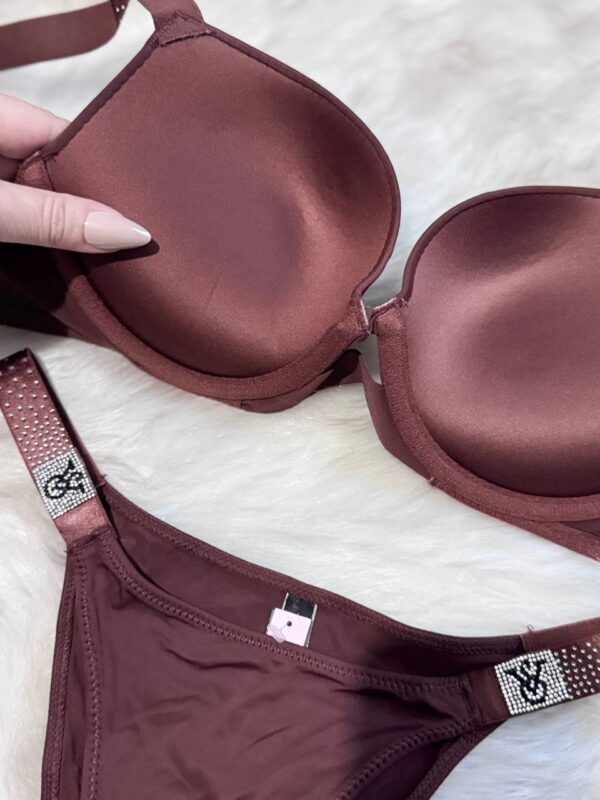 Victoria Secret Dolgulu Kahve Takım